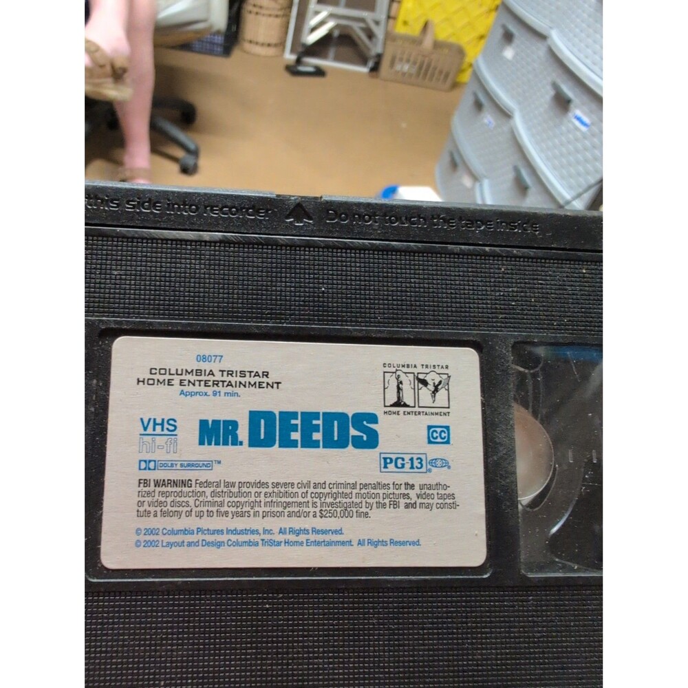 Mr. Deeds VHS Tape Columbia Tristar Home Entertainment